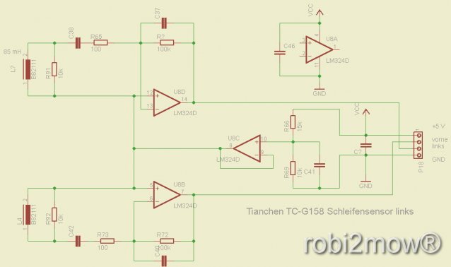 Schaltplan Tianchen TC-G158 Schleifensensor